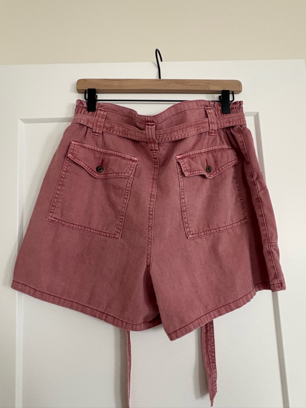 Old Navy Tie-Waist Bermuda Shorts - Dusty Rose - Picture 5 of 5